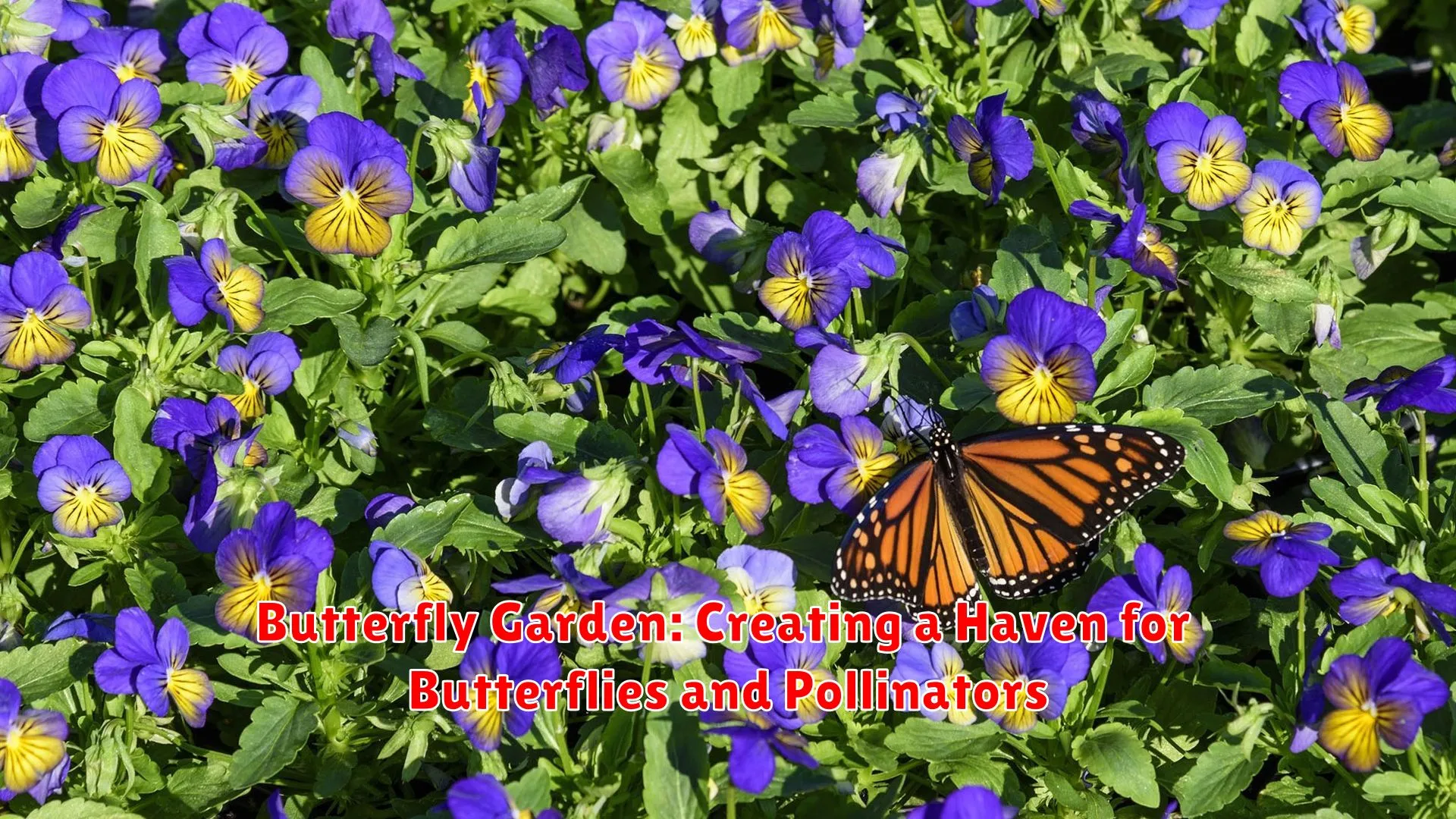 Butterfly Garden: Creating a Haven for Butterflies and Pollinators