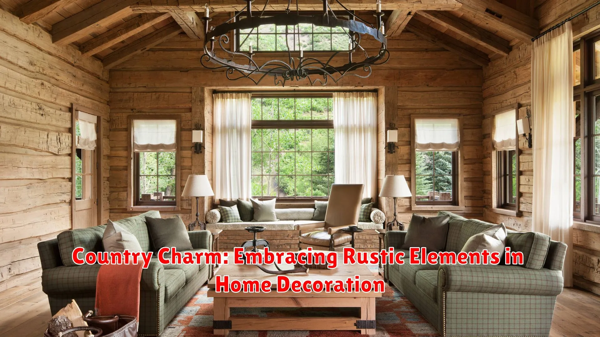 Country Charm: Embracing Rustic Elements in Home Decoration