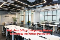 High-Tech Office: Integrating Modern Technology into Office Decoration