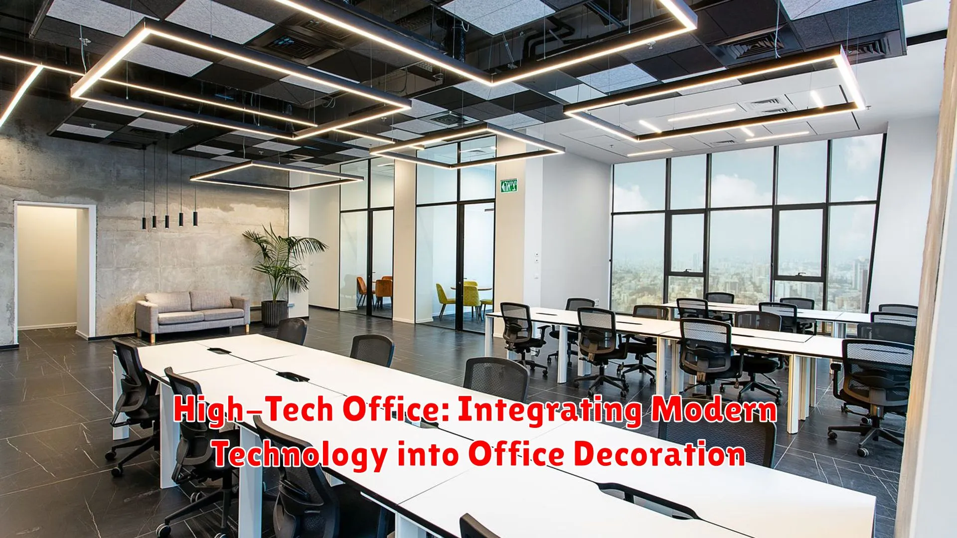 High-Tech Office: Integrating Modern Technology into Office Decoration