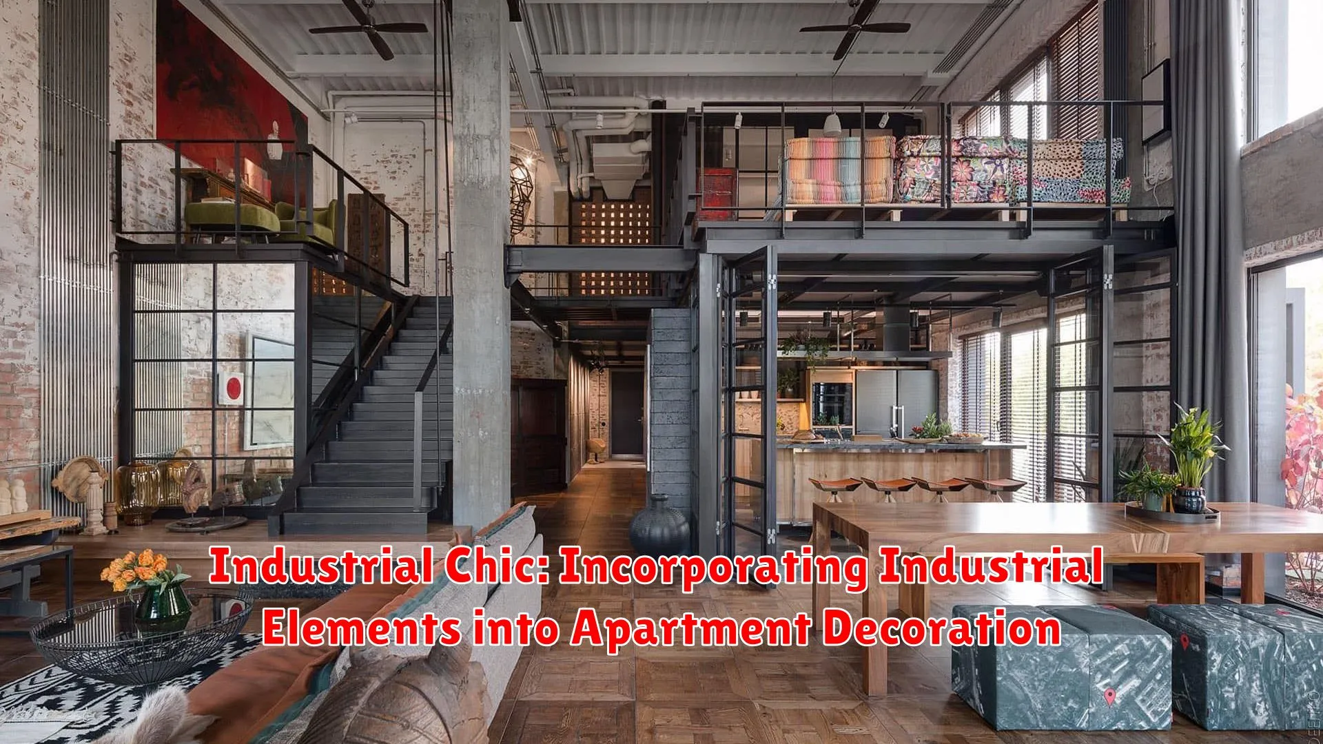 Industrial Chic: Incorporating Industrial Elements into Apartment Decoration