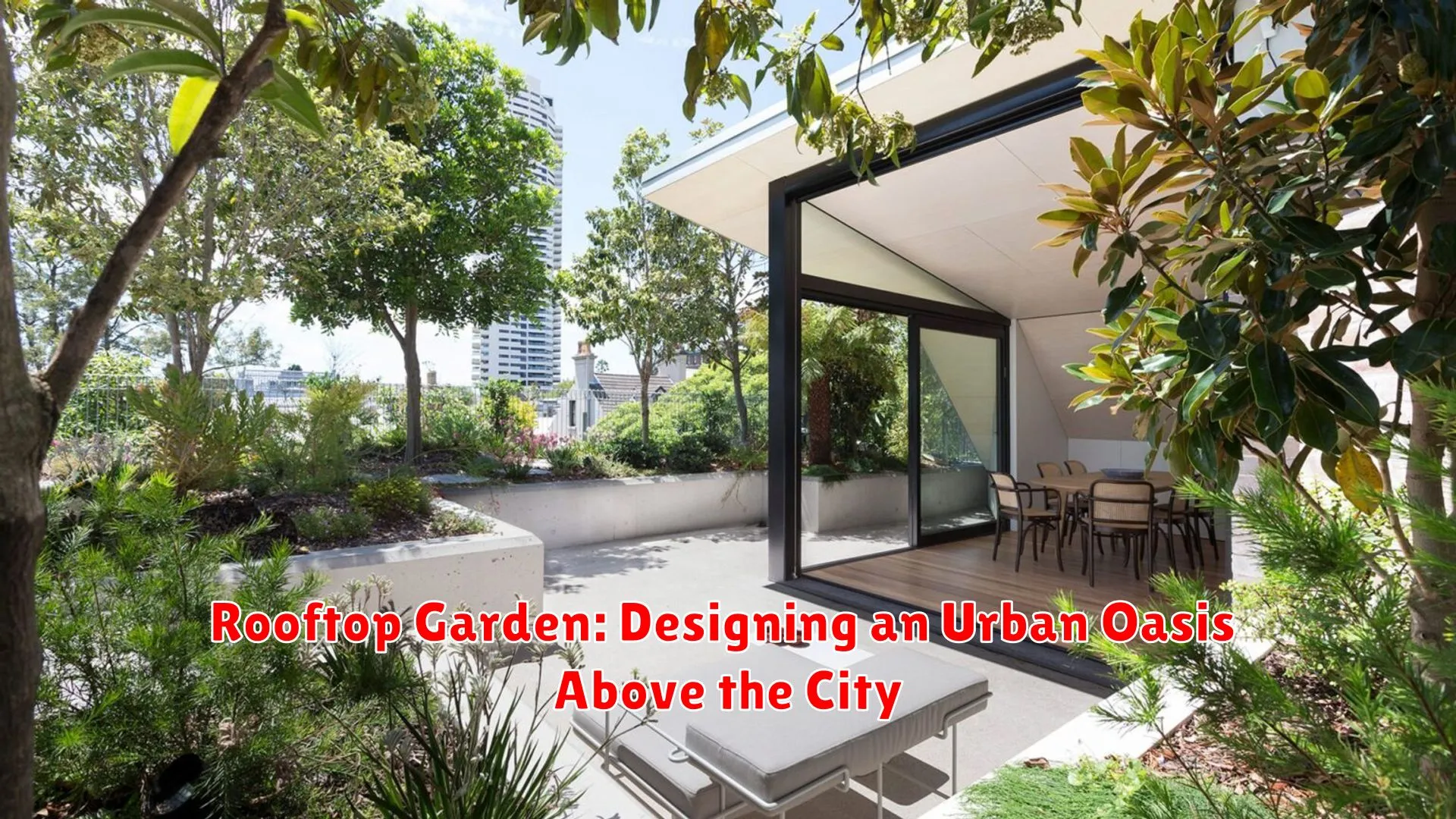 Rooftop Garden: Designing an Urban Oasis Above the City