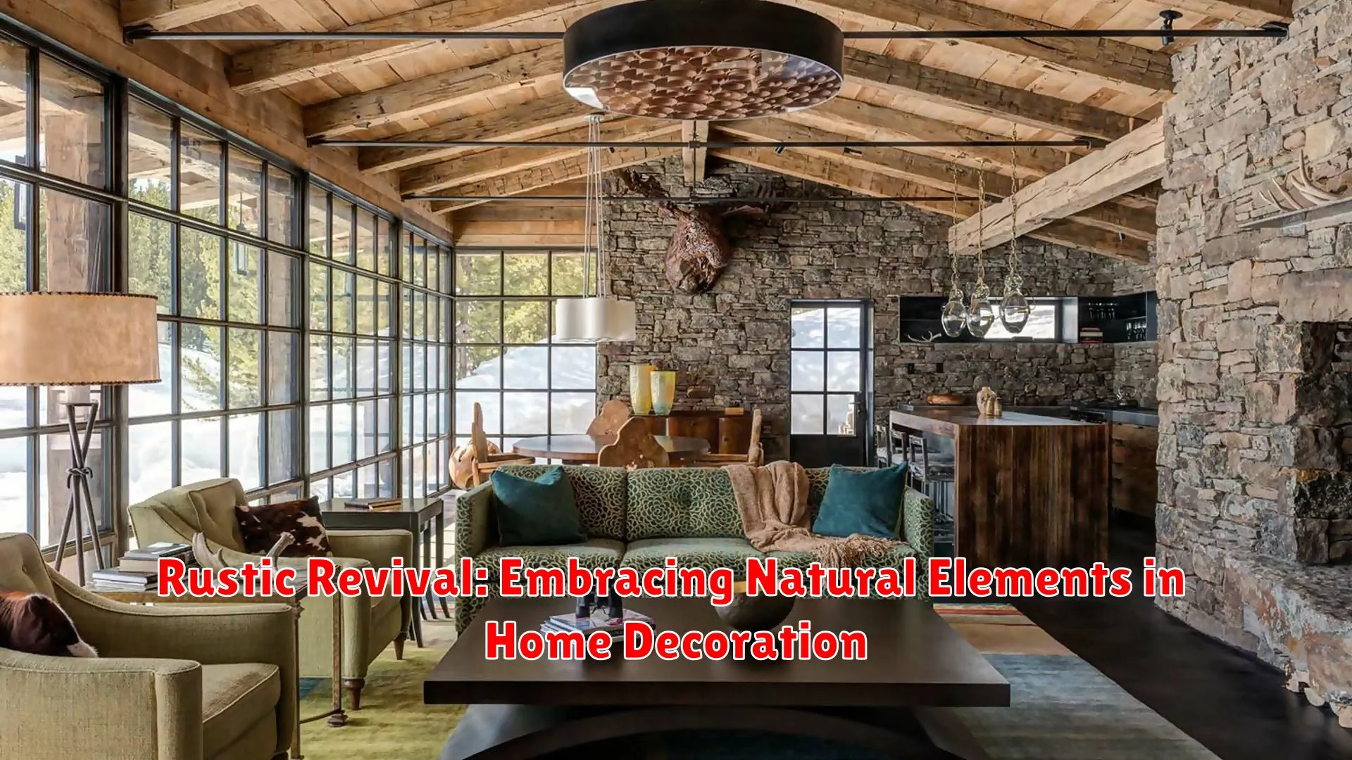 Rustic Revival: Embracing Natural Elements in Home Decoration