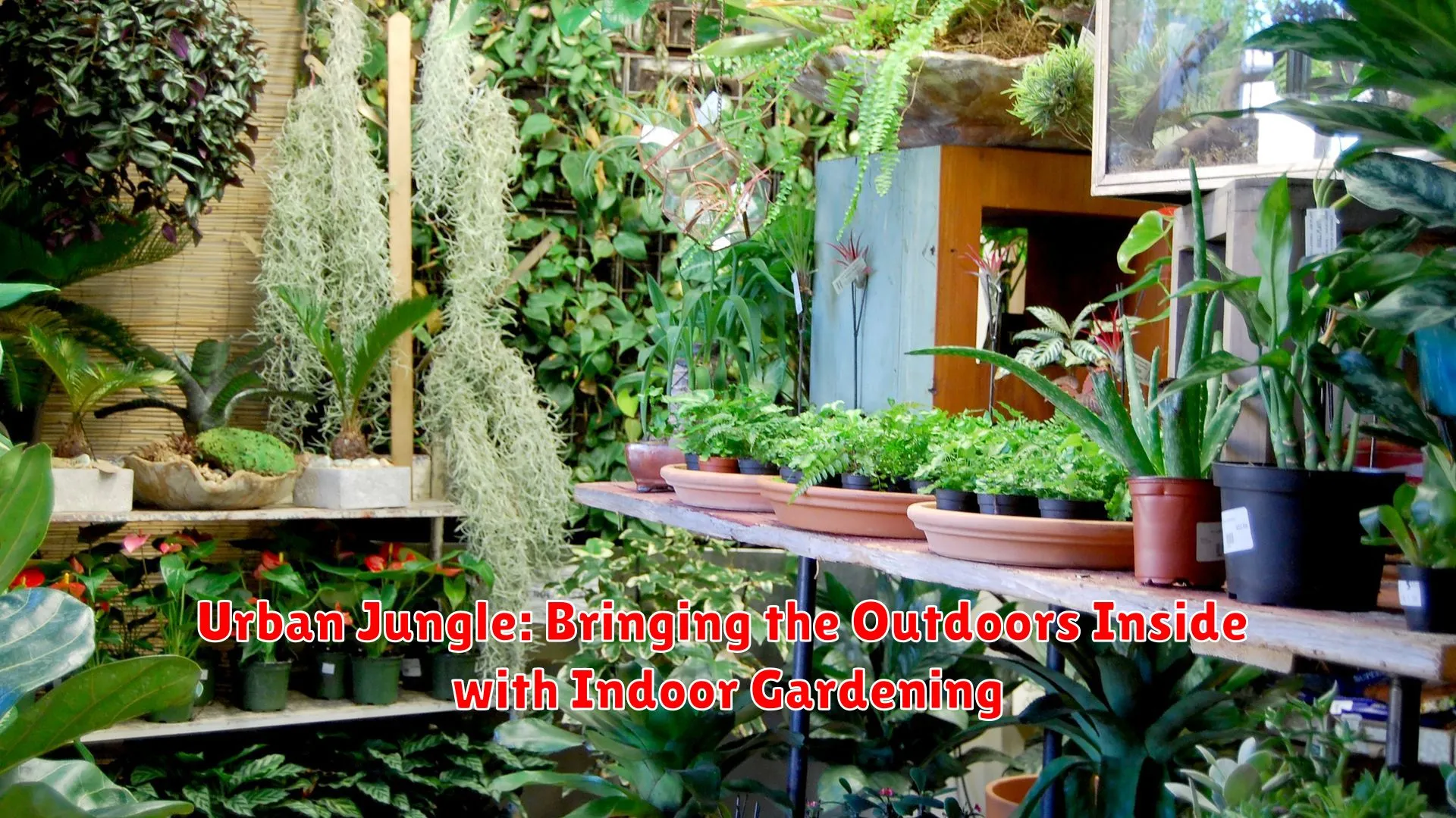 Urban Jungle: Bringing the Outdoors Inside with Indoor Gardening